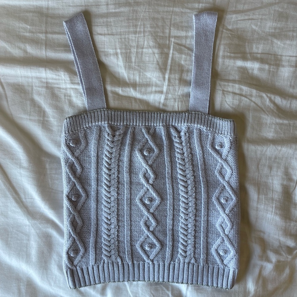 zara knitted top